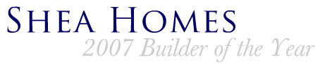 Central AZ home builder's logo - Shea Homes
