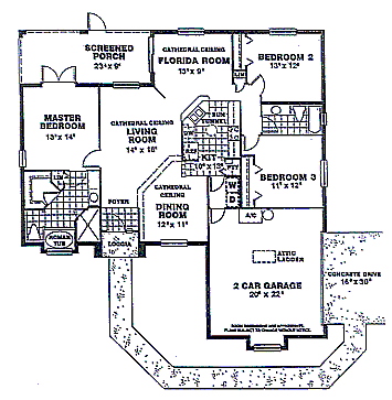 florida new home floorplan