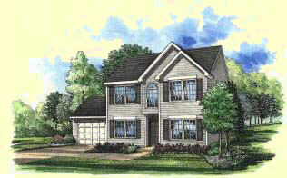 DE home builders model home image