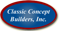 Prince William County custom home builder's logo - Classic Concept Builders