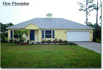  Custom builders photo ofPalm Bay model home with floorplan link