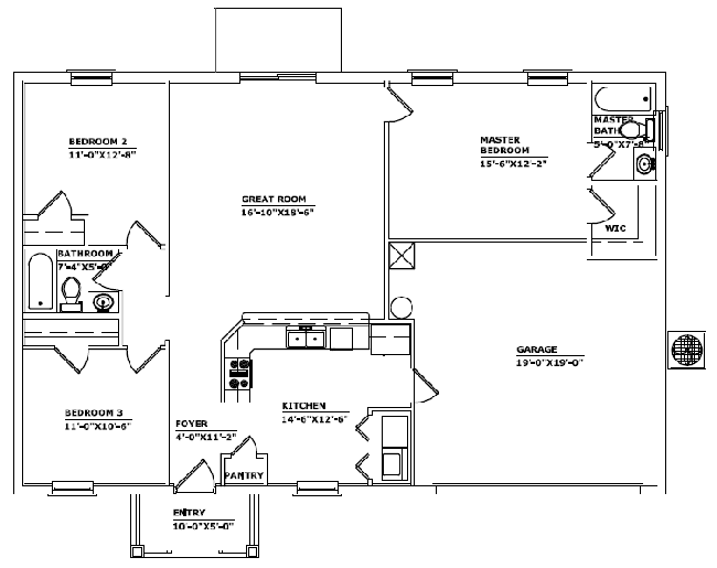 Palm Bay new home floorplan