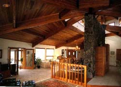 lindal cedar home interior photo