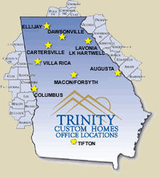 GA map image of Trinity Custom Home offices